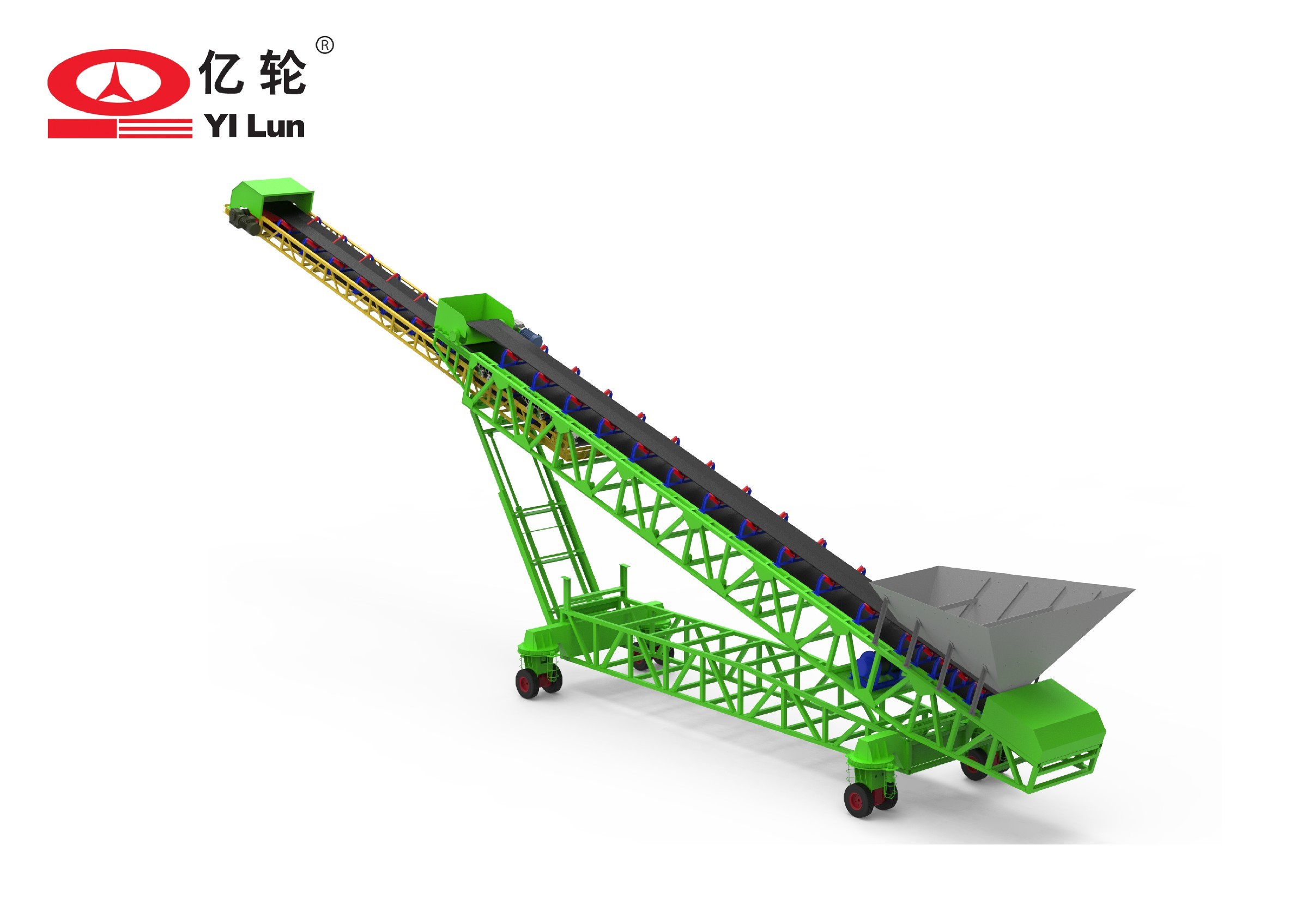 大型智能四驅(qū)輪式輸送機(jī)